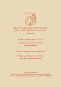 cover of the book Über Entstehung und Verhütung der Arteriosklerose. Ätiologie und Pathogenese der Silikose sowie ihre kausale Beeinflussung