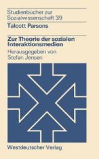 cover of the book Zur Theorie der sozialen Interaktionsmedien