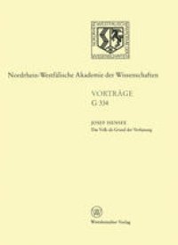 cover of the book Das Volk als Grund der Verfassung: Mythos und Relevanz der Lehre von der verfassunggebenden Gewalt