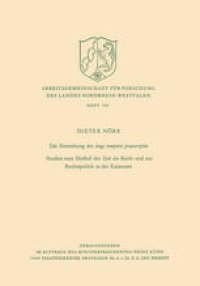 cover of the book Die Entstehung der longi temporis praescriptio : Studien zum Einfluß der Zeit im Recht und zur Rechtspolitik in der Kaiserzeit