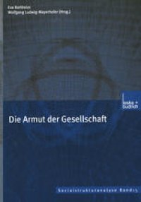 cover of the book Die Armut der Gesellschaft