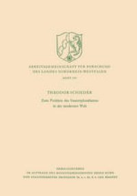 cover of the book Zum Problem des Staatenpluralismus in der modernen Welt