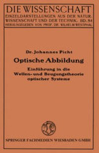 cover of the book Optische Abbildung: Einführung in die Wellen- und Beugungstheorie optischer Systeme