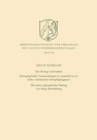 cover of the book Der Einzug in Jerusalem: Ikonographische Untersuchungen im Anschluß an ein bisher unbekanntes Sarkophagfragment