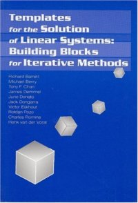 cover of the book Templates for the solution of linear systems: building blocks for iterative methods