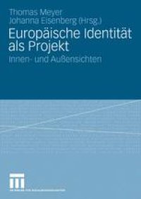 cover of the book Europäische Identität als Projekt: Innen- und Außensichten