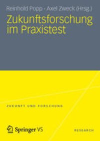 cover of the book Zukunftsforschung im Praxistest