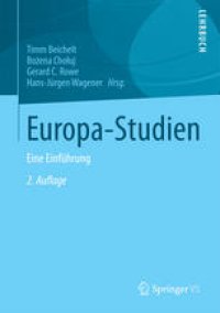 cover of the book Europa-Studien: Eine Einführung