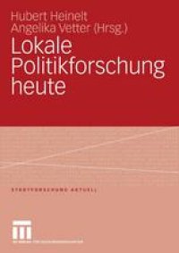 cover of the book Lokale Politikforschung heute