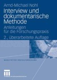 cover of the book Interview und dokumentarische Methode: Anleitungen für die Forschungspraxis