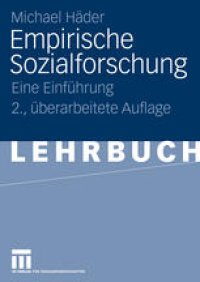 cover of the book Empirische Sozialforschung