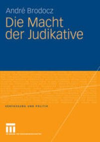 cover of the book Die Macht der Judikative