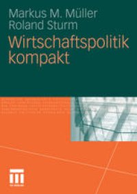 cover of the book Wirtschaftspolitik kompakt