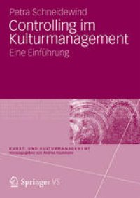 cover of the book Controlling im Kulturmanagement: Eine Einführung