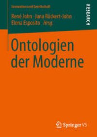 cover of the book Ontologien der Moderne