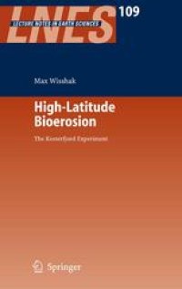 cover of the book High-Latitude Bioerosion: The Kosterfjord Experiment