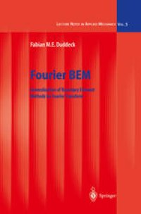 cover of the book Fourier BEM: Generalization of Boundary Element Methods by Fourier Transform