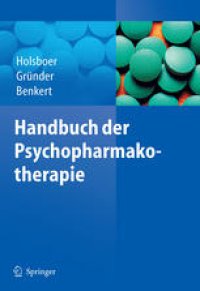 cover of the book Handbuch der Psychopharmakotherapie