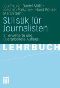 cover of the book Stilistik für Journalisten