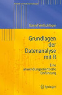 cover of the book Grundlagen der Datenanalyse mit R: Eine anwendungsorientierte Einführung