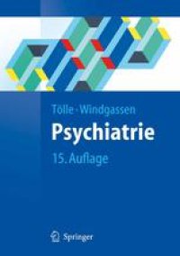 cover of the book Psychiatrie: einschließlich Psychotherapie