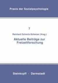 cover of the book Aktuelle Beiträge zur Freizeitforschung