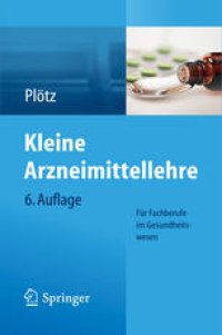 cover of the book Kleine Arzneimittellehre für Fachberufe im Gesundheitswesen