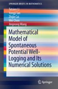 cover of the book Mathematical Model of Spontaneous Potential Well-Logging and Its Numerical Solutions