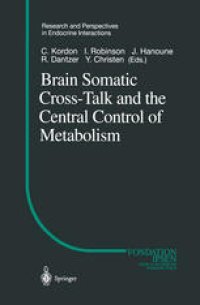 cover of the book Brain Somatic Cross-Talk and the Central Control of Metabolism