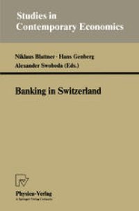 cover of the book Banking in Switzerland