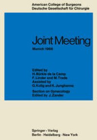 cover of the book Joint Meeting Munich 1968