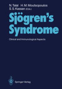 cover of the book Sjögren’s Syndrome: Clinical and Immunological Aspects