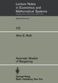 cover of the book Axiomatic Models of Bargaining