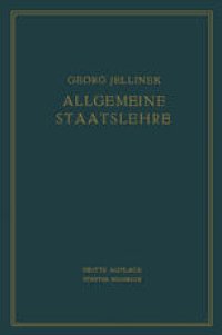 cover of the book Allgemeine Staatslehre