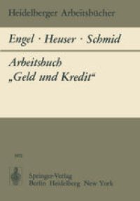 cover of the book Arbeitsbuch „Geld und Kredit“