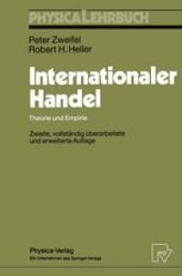 cover of the book Internationaler Handel: Theorie und Empirie