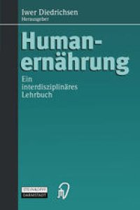 cover of the book Humanernährung: Ein interdisziplinäres Lehrbuch