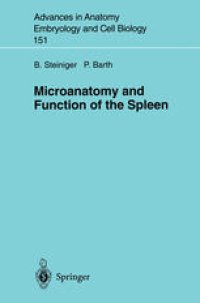 cover of the book Microanatomy and Function of the Spleen