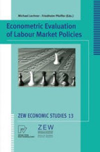 cover of the book Econometric Evaluation of Labour Market Policies