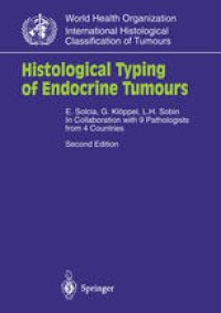 cover of the book Histological Typing of Endocrine Tumours