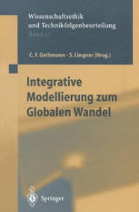 cover of the book Integrative Modellierung zum Globalen Wandel