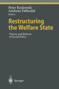 cover of the book Restructuring the Welfare State: Theory and Reform of Social Policy