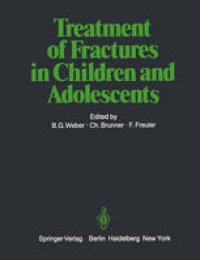 cover of the book Treatment of Fractures in Children and Adolescents