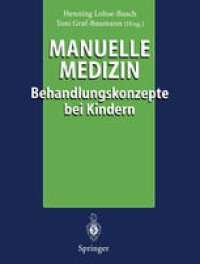 cover of the book Manuelle Medizin: Behandlungskonzepte bei Kindern