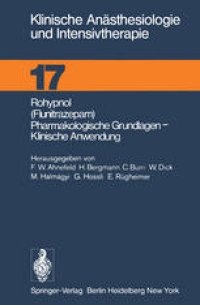 cover of the book Rohypnol (Flunitrazepam) Pharmakologische Grundlagen - Klinische Anwendung