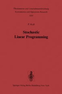 cover of the book Stochastic Linear Programming