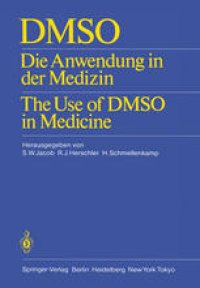 cover of the book DMSO: Die Anwendung in der Medizin The Use of DMSO in Medicine