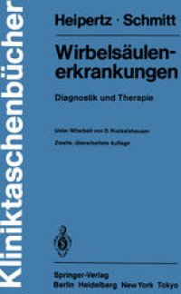 cover of the book Wirbelsäulenerkrankungen: Diagnostik und Therapie