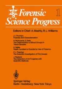 cover of the book Forensic Science Progress