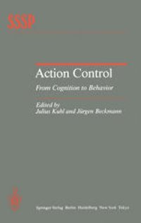 cover of the book Action Control: From Cognition to Behavior